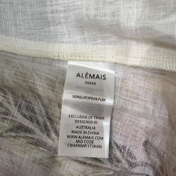 Alemais Oleander Mini Dress in Linen - Picture 9 of 9